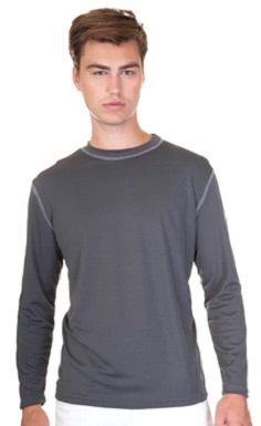 Men's Performance Contrast Stitch Long Sleeve T-shirt